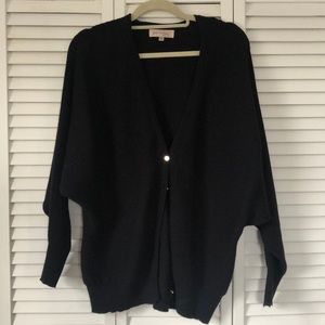 Philosophy Cardigan with Gold Buttons